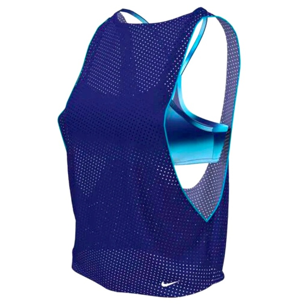 UPDATED - Nike Horizon Stripe Convertible Layered Tankini - Size M
